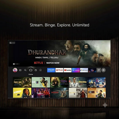 Stanlee India 43" Smart TV - Frameless